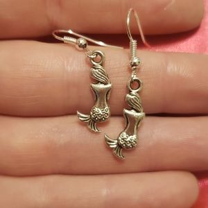Perching Mermaid Earrings